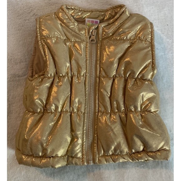 healthtex Jackets & Coats Healthtex Baby Girl Puffer Vest Shiny